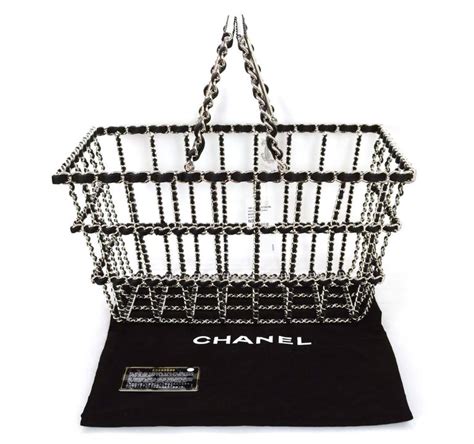 basket chanel prix 2015|Chanel shopping basket.